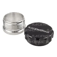Weld On Aluminum Filler With Black Male Cap 1In