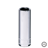 3/8" Drive Deep Socket - 6pt Metric - Individual, Size: 10mm