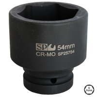 1" Drive Impact Socket - 6pt Metric - Individual, Size: 58mm