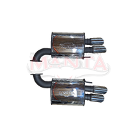 3in Dual Rear Mufflers With Quad Tips (MUSTANG V8)
