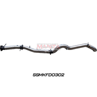 4in DPF Back Without Centre Muffler (Next Gen T6.2 Everest V6)