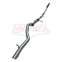 3in Turbo Back Without Cat & With Hotdog (Pajero Sport QE, QF, QG 15-24)