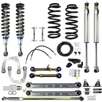 Superior Monotube IFP 2.0 4 Inch (100mm) Lift Kit Suitable For Toyota Prado 250 Series 50-100kg Acc 100-200kg Cons add Bumpstop ext