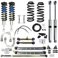 Superior Nitro Gas Twin Tube 3 Inch (75mm) Lift Kit Suitable For Toyota Prado 250 Series 50-100kg Acc 100-200kg Cons add Bumpstop ext