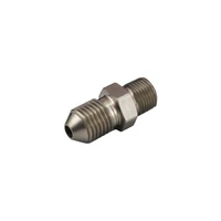 Pushloc Fitting Stainless Steel - 1/8" NPT to -4AN male - SS