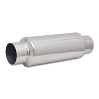 Large Diameter Bottle Style Resonator 3.5" Inlet/Outlet x 18" Long