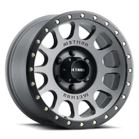 ZMR305 NV HD 17x8.5 5x150 0 Titanium - Matte Black Lip