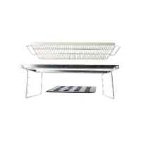 Premium Stainless Steel Firepit Grill