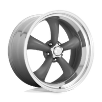 Classic Torq Thrust II VN215 14x6 5x114.3 -2mm Matte Gray Machined Lip