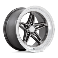 Groove VN514 18x7 5x120.65 0mm Anthracite Diamond Lip