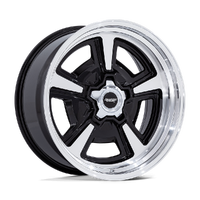 Marauder VN517 18x8 5x120.65 0mm Gloss Black Machined Diamond Lip