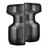 19-24 Chevy Silverado 1500 / 20-24 2500HD/3500HD LUXX-Series LED Tail Lights Alpha Black