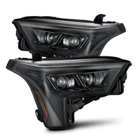 22-23 Toyota Tundra LUXX-Series Headlights Alpha-Blk w/White DRL - Req 810029 OR 810030