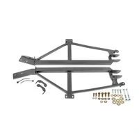 93-02 F-Body Non-Convertible Bolt-On 4-Point Subframe Connectors - Black Hammertone