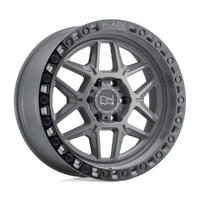 Kelso 17x9 5x114.3 -18mm Battleship Gray Black Lip