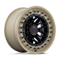 Alpha 17x9 5x127 0mm Matte Black Sand Lip