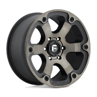 Beast D564 17x9 5x127 -12mm Matte Black Double Dark Tint