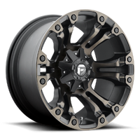 Vapor D569 17x9 5x114.3/5x127 +1mm Matte Black Double Dark Tint
