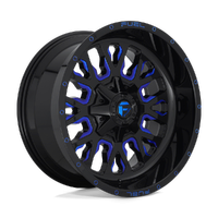 Stroke D645 17x9 5x114.3/5x127 -12mm Gloss Black Blue Tinted Clear