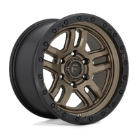 Ammo D702 17x9 6x139.7 +1mm Matte Bronze Black Bead Ring