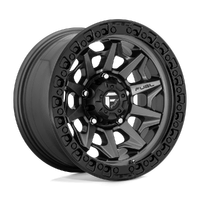 Covert D716 15x8 5x114.3 -19mm Matte Gunmetal Black Bead Ring