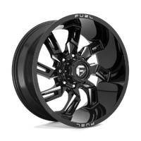 Lockdown D747 20x9 6x135 +1mm Gloss Black Milled