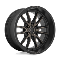 Clash D762 17x9 6x139.7 +1mm Matte Black Double Dark Tint