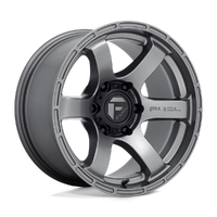 Rush D767 17x9 6x139.7 +1mm Matte Gunmetal