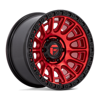 Cycle D834 17x9 5x127 +1mm Candy Red Black Ring