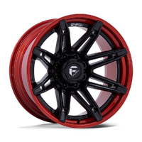 Brawl FC401 20x10 6x139.7 -18mm Matte Black Red