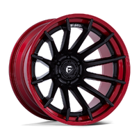 Burn FC403 20x9 6x135 +1mm Matte Black Red