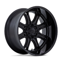 Darkstar 20x9 5x127/5x139.7 +1mm Matte Black Gloss Black Lip