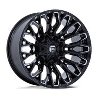 Strike FC865 20x9 5x127/5x139.7 +1mm Gloss Black Milled