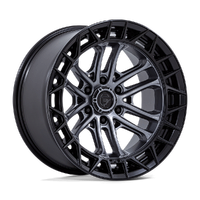 Celsius FC874 17x9 6x135 +1mm Matte Gunmetal Black Lip