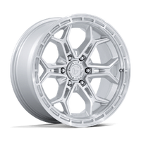 Heathen FC896 20x9 6x135 +1mm Gloss Silver Machined