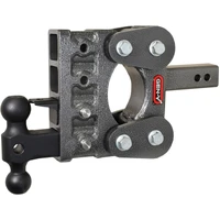 The Boss Torsion-Flex 2in Shank 5in Drop 10K Hitch w/GH-031 Dual-Ball/GH-032 Pintle Lock