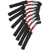 99-23 GM LS2/LS3/LSA/LS7/LS9 Hi-Perf Coil-Near-Plug Wire Conn Kit w/Red Jacket/Blk Sleeve