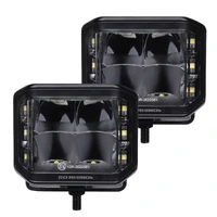 Xplor Blackout Series Cube LED Sideline Spot Light Kit (Surface Mount) 4x3 - Blk (Pair)