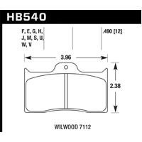 Wilwood DTC-60 Brake Pads