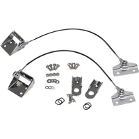 Jeep CJ Tailgate Pivot Latch Assembly Fiberglass Body 76-86 CJ Polished Silver