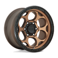 Dirty Harry KM541 17x8.5 5x127 0mm Matte Bronze Black Lip