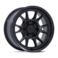 Range KM729 17x8.5 5x127 -10mm Matte Black