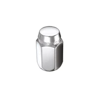 Hex Lug Nut (Cone Seat) M12X1.5 / 13/16 Hex / 1.5in. Length (4-Pack) - Chrome