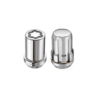 SplineDrive Tuner 5 Lug Install Kit w/Locks & Tool (Cone) M12x1.25 / 13/16 Hex - Chrome (CS)