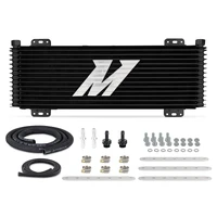 Universal Stacked Plate Trans Cooler 13 Row Black