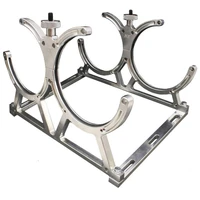 Billet Bracket for Dual 10 Or 15lb N2O Bottle Incl Floor Mounts
