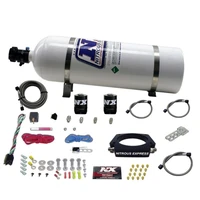 GM LS 90mm Nitrous Plate Kit (50-400HP) w/15lb Bottle