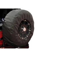 1999-2019 Universal Tire Cover With 17 Inch Window - Black Diamond