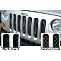 2007-2018 Jeep Wrangler(JK) Grille 3D Single Piece - Black