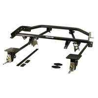 Bolt-On 4-Link W/ Double Adjustable Bars For 1967-1969 GM F-Body R-Joints Bars Bolt-On Cradle Axle Brackets And Hardware Powder Coated Black Powder